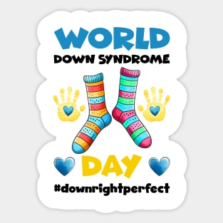 321 Awareness Support - Down Syndrome Day Sticker